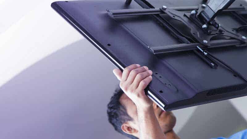 how to attach a tv to rv wall